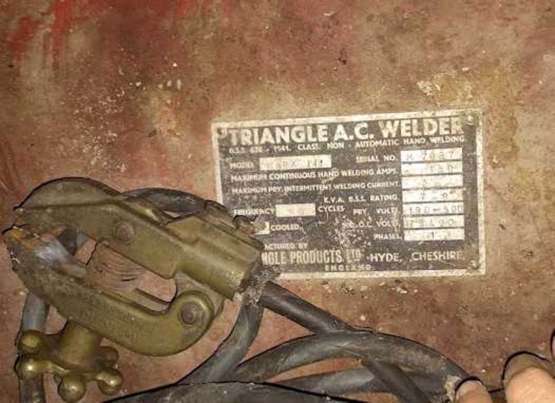 Triangle A.C. Welder - Image 3 of 3