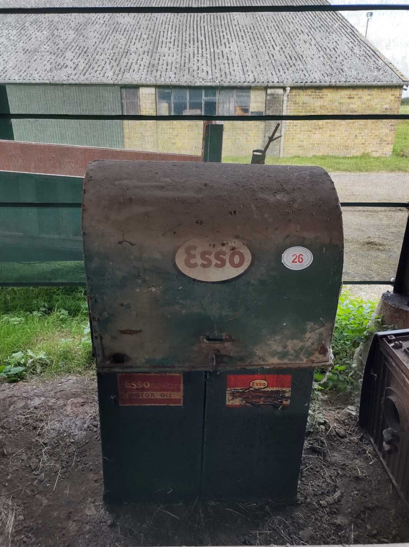 Esso Oil Pump Cabinet