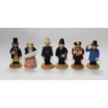 A collection of six John Beswick Trumpton Camberwick Green figures, to include Dr Mop No. 1413,