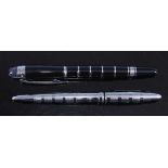 A Mont Blanc style ballpoint pen; and one other (2)