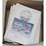 A collection of MICA Matchbox International Collectors Association catalogues mainly from the 1980s;