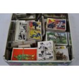 A box of various collectors cards, to include Anglo-American Chewing Gum Ltd a series of 36 The