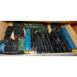 A box of loose Hornby train engines, some with tenders, to include Princess Elizabeth, Princess