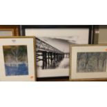 Laura Howell - Trees in Winter, photographic print, signed and numbered in pencil to the mount 2/25,