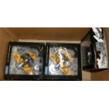 Two boxes, to include five Sky Guardians Sea Fury Aircraft models, five Warmasters 1:72 scale