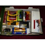 One box to include a group of boxed model diecast vehicles, to include Corgi Rolls Royce (10)