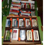 Two boxes of boxed EFE 1:76 scale buses and coaches (20)