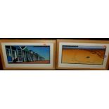 A collection of Christopher Wormell advertising prints for Adnams Beer, the largest 37x28cm (7)
