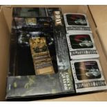 Two Forces of Valor boxed military model tanks; together with three Newray Military Force M4 A3