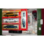 Ten various stretch limousine models, boxed and loose, and others models, all by Majorette