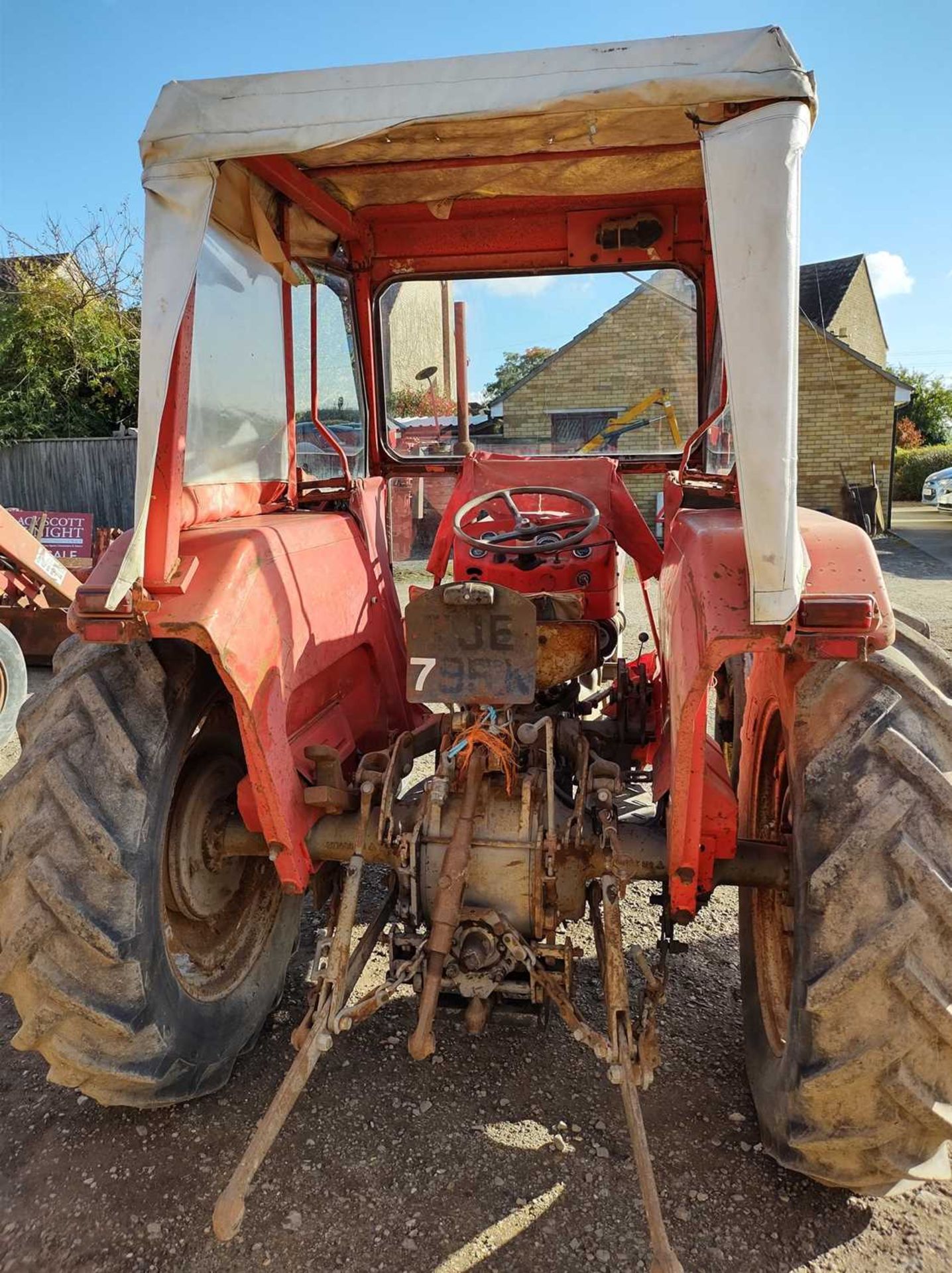 Massey Ferguson 135 Tractor with Original Front Wheels. Pickup Hitch. 2,284 Hrs. Reg: 7JE 705X - Image 5 of 10