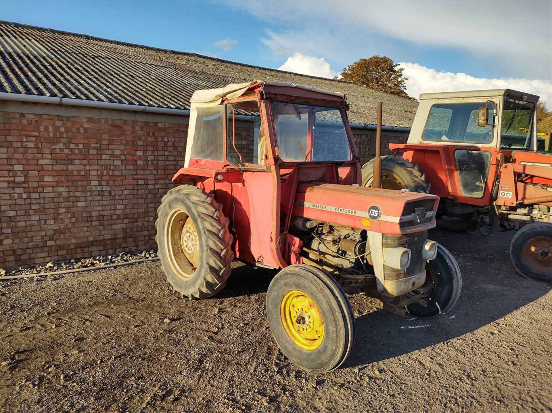 Massey Ferguson 135 Tractor with Original Front Wheels. Pickup Hitch. 2,284 Hrs. Reg: 7JE 705X - Image 2 of 10