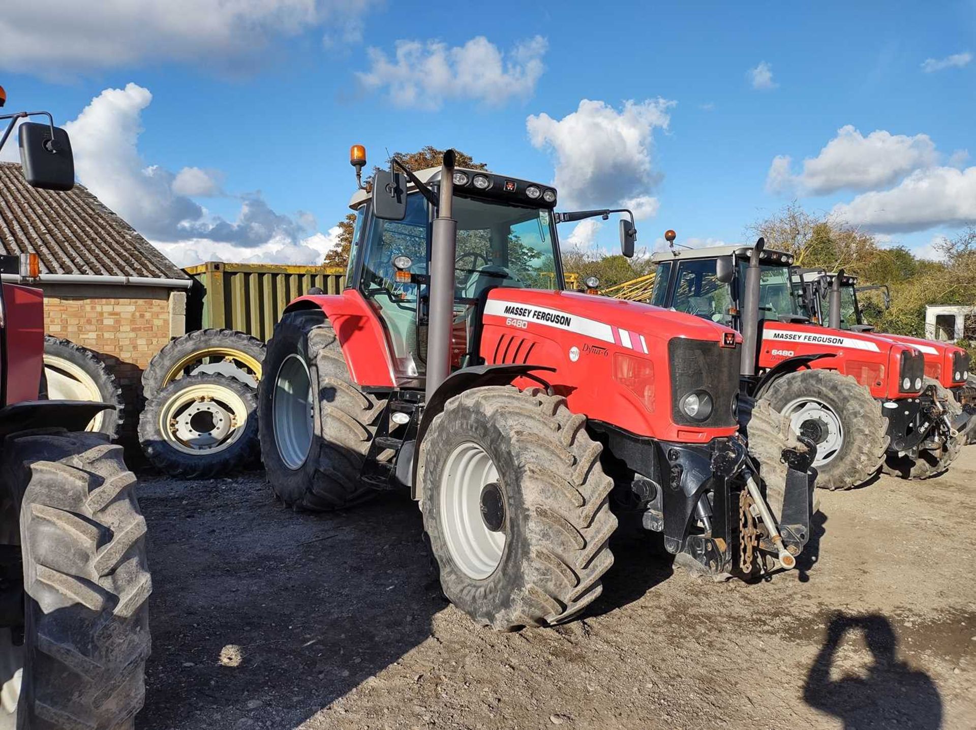 Massey Ferguson 6480 Dyna-6 Tractor with Front Linkage. 4 Spools. 3,887 Hrs. Reg: AU58 EBL. Front - Image 4 of 8