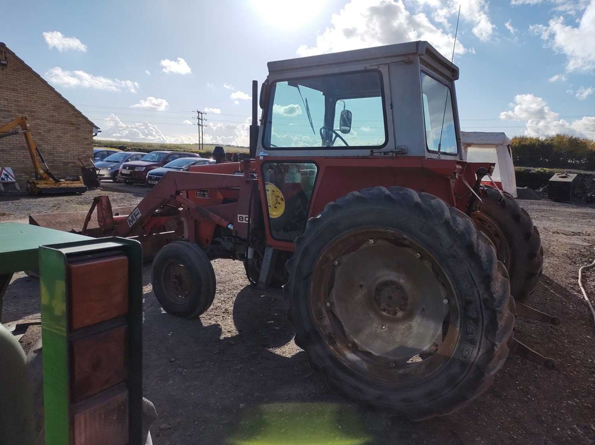 Massey Ferguson 590 Tractor with MF 80 Front Loader & Attachments. 5,573 Hrs. Reg: XVA 740T - Image 4 of 11