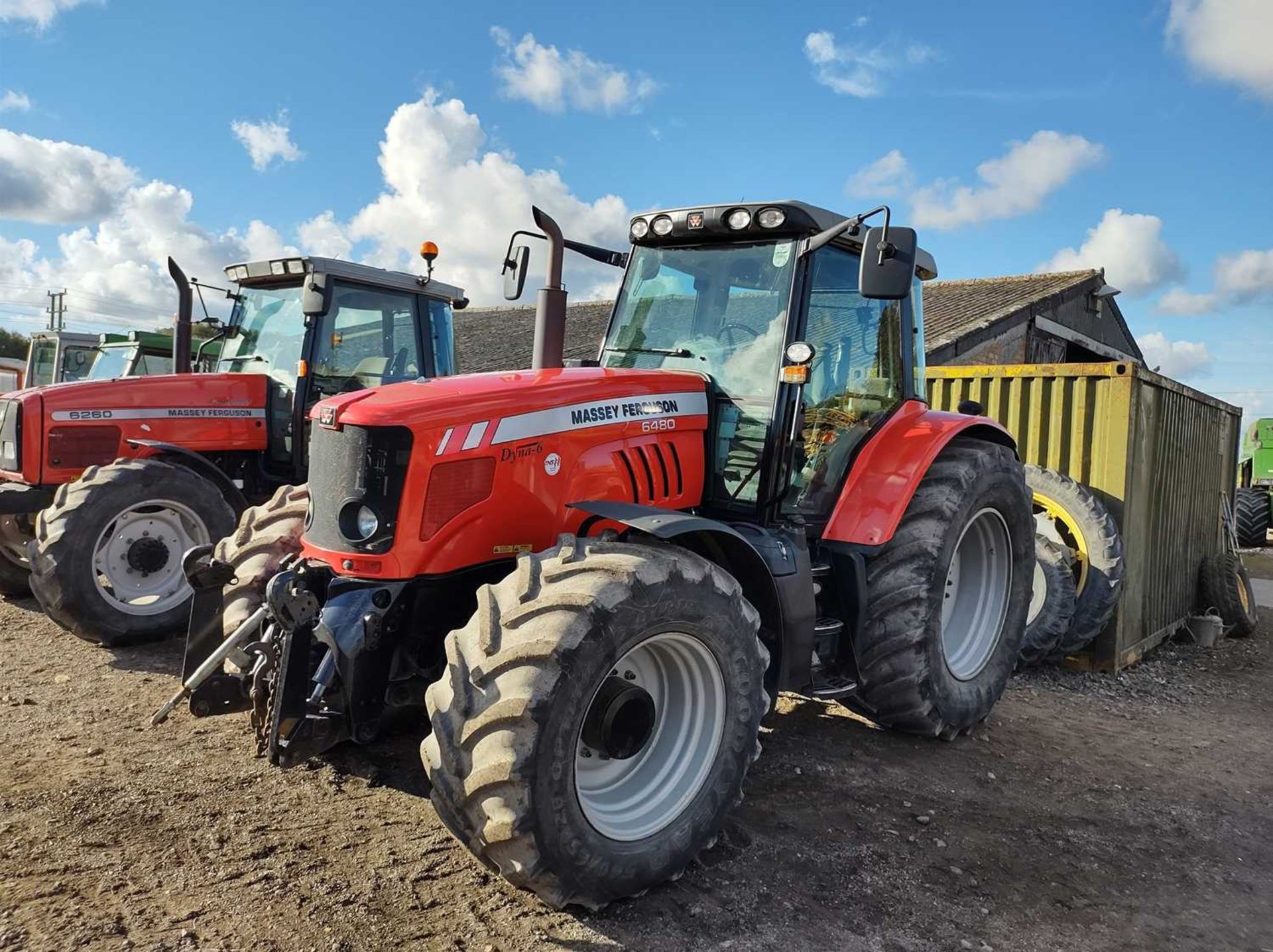 Massey Ferguson 6480 Dyna-6 Tractor with Front Linkage. 4 Spools. 3,887 Hrs. Reg: AU58 EBL. Front - Image 3 of 8