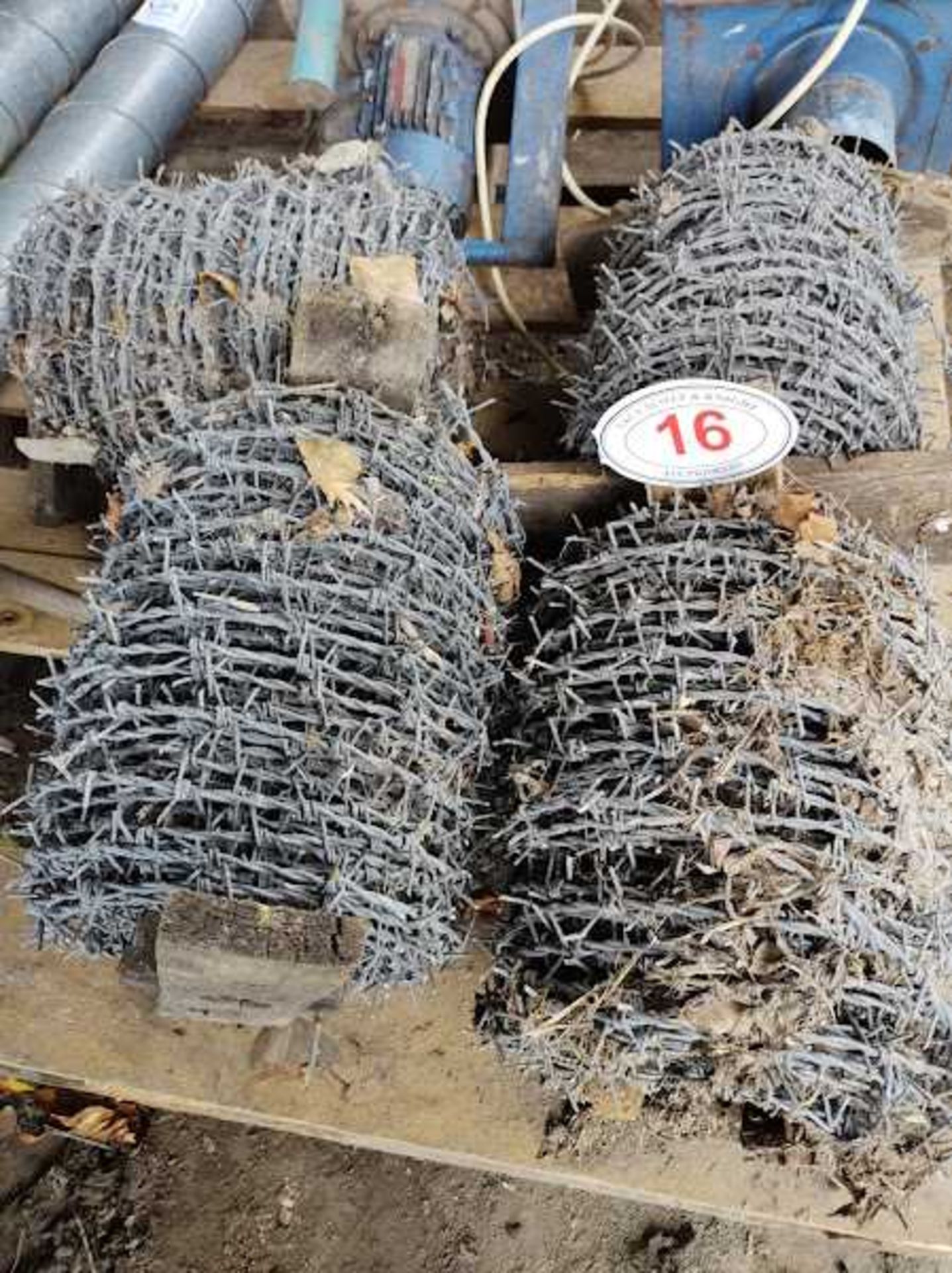 4 x Roll of Barbed Wire