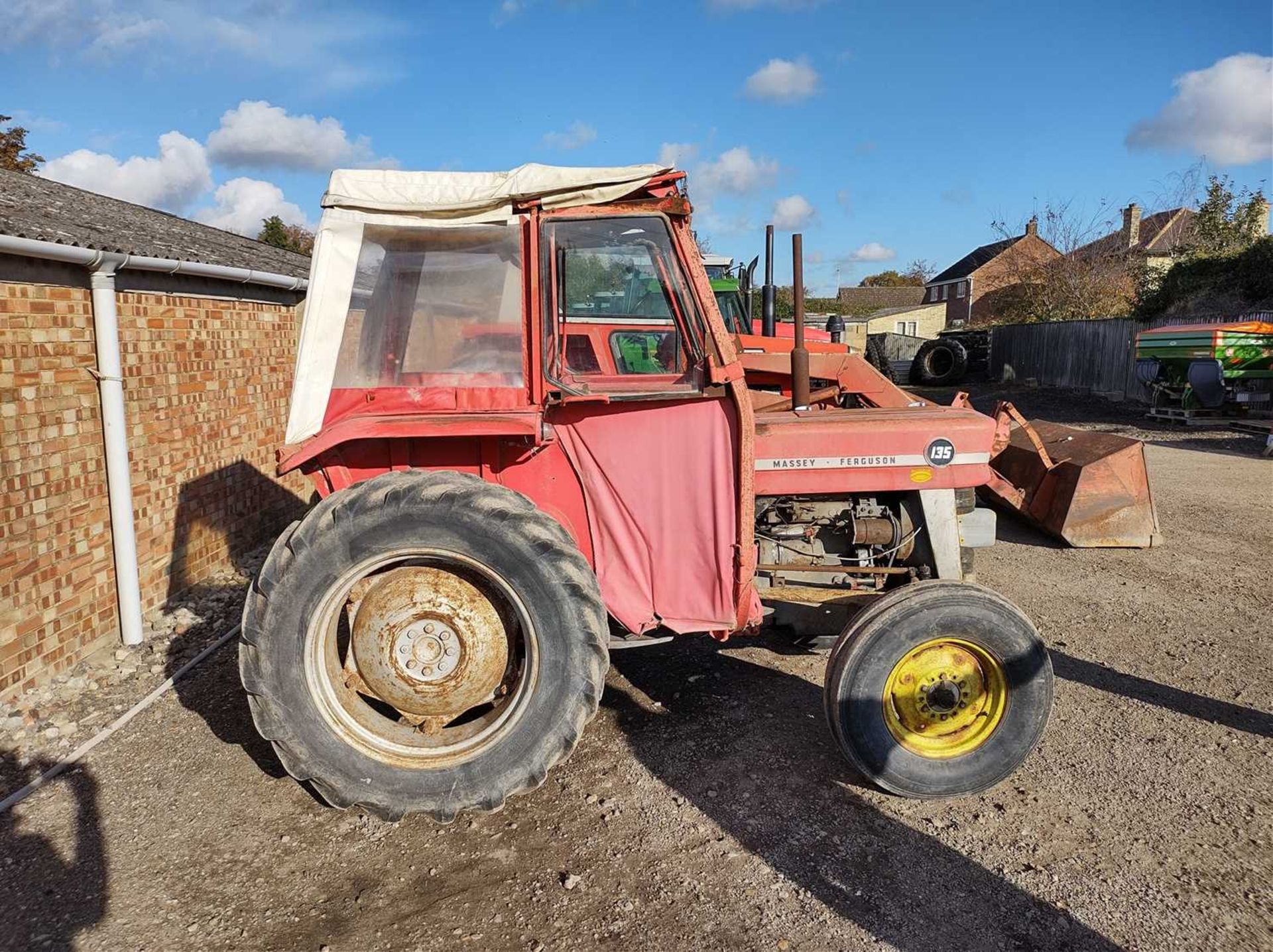 Massey Ferguson 135 Tractor with Original Front Wheels. Pickup Hitch. 2,284 Hrs. Reg: 7JE 705X - Image 3 of 10