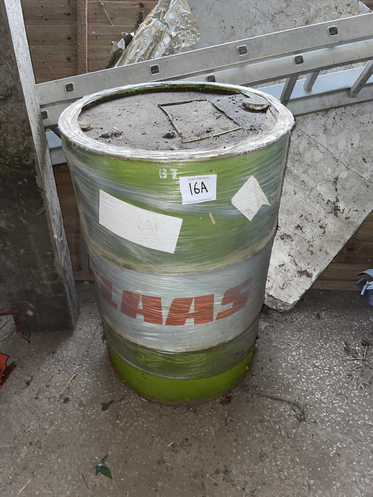 2 x Hydraulic Oil Drum 1- New 2- Part used