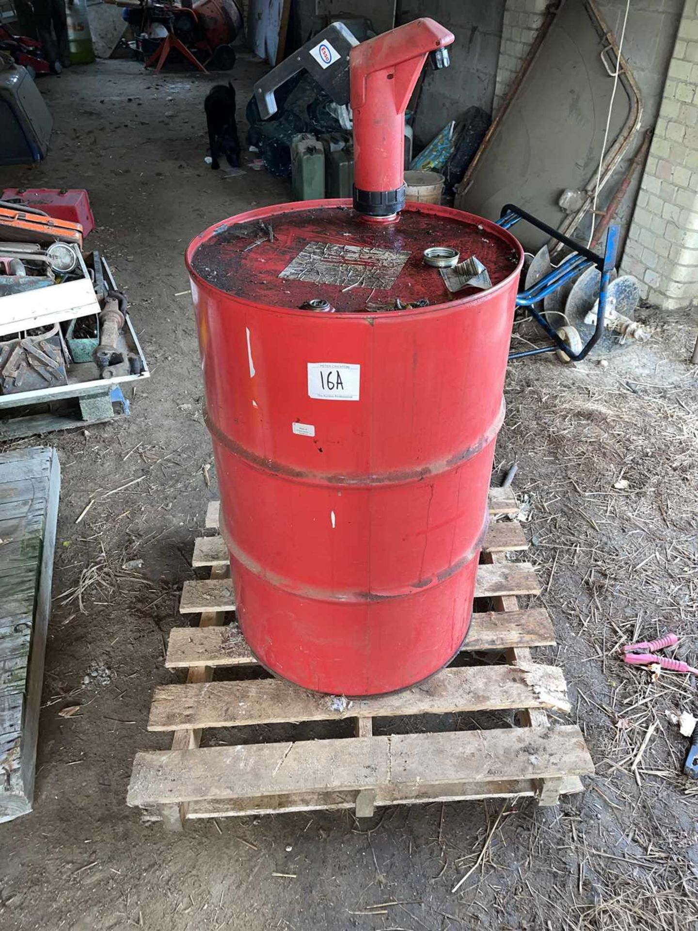 2 x Hydraulic Oil Drum 1- New 2- Part used - Image 2 of 2