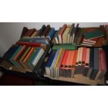 Four boxes of mainly cloth bound books relating to science and history