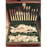 A Butler Cavendish collection canteen of silver plated cutlery