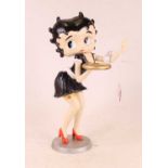 A painted cast metal figure of Betty Boop, h.30cm