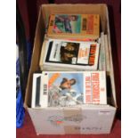 A box of miscellaneous mainly paperback books, to include Star Trek Fotonovel No.6, All Our