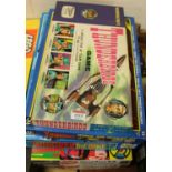 Six various boxed TV related children's board games, to include Thunderbirds, Stingray, and