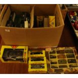 One box containing a quantity of various modern issue diecast to include Shell collection, Corgi,