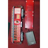 Three various manufactured and kit built garden scale wagons to include All State Circus,