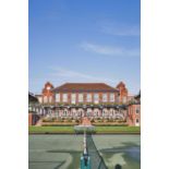 The Queen’s Club: Tennis Lesson, including a 3 course lunch or dinner with wine, for 2 guests, at