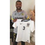 Ashley Cole: Signed 150th Anniversary England & Chelsea football shirts England and Chelsea football