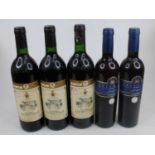 Château les Bouysses, 1992, Cahors, three bottles; and Dellrust Jerepigo, 2x500ml bottles (5)