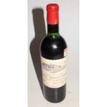 Château Troplong Mondot 1964, Saint-Emillion grand cru classe, one bottle