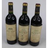 Château Meyney, 1988, Saint-Estephe, two bottles; 1989 one bottle; 1990 three bottles (6)Condition