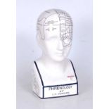 A reproduction Fowler phrenology bust, h.32cm