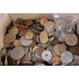 A large collection of miscellaneous coins and banknotes, to include Elizabeth II 1977 jubilee