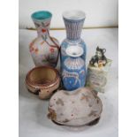 Two boxes of various ceramics and glassware