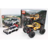 Lego Technic Control Made Up Model group, 2 examples, to include No.42109 Top Gear Rally Car, and