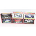 Scalextric group of 6 Ford models to include, C193 Ford Escort Cosworth 'Beatties' issue, C213