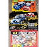 A group of 3 racing sets as follows: Micro Scalextric Mini Challenge set, and a Scalextric Italian