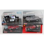 4 boxed Carrera Evolution 1/32 scale slot cars to include, No. 25711 Ferrari 166/212 MM, No. 27323