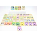 Pokemon Trading Card Game Base Set 2 Card Group, 41 examples, to include rares, un-commons, commons,