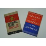 Two Second World War booklets; "Regimental Badges and Service Caps" and "Badges and Emblems of the