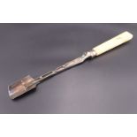 A 19th Century electroplate stilton scoop