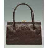 A vintage Eros leather handbag