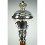 A Victorian 3rd Volunteer Battalion Lancashire Fusiliers presentation Drum major's mace by