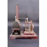 A late 19th Century Bing live steam engine, 21 cm x 18 cm