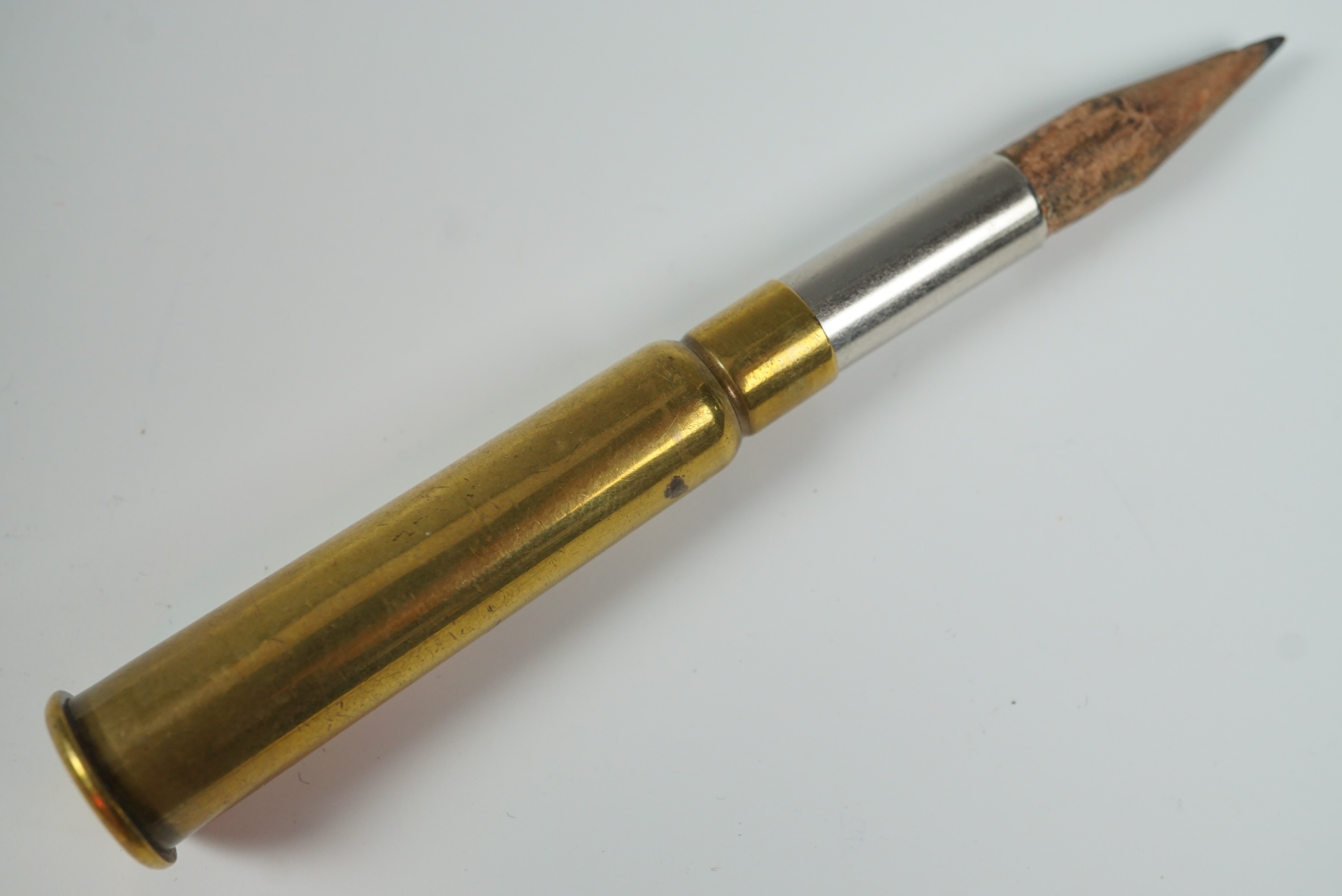 A Great War .303 cartridge case "bullet" pencil - Image 3 of 3