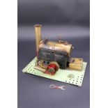 A boxed Bowman Model PW203 horizontal live steam engine